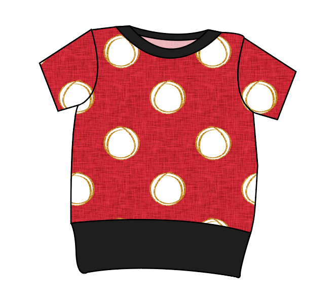 Minnie Dots Grow With Me Tee