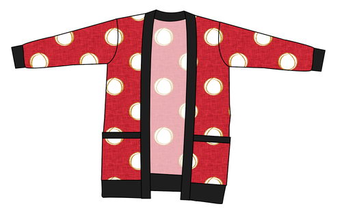 Minnie Dots Kids Grandpa Cardigan