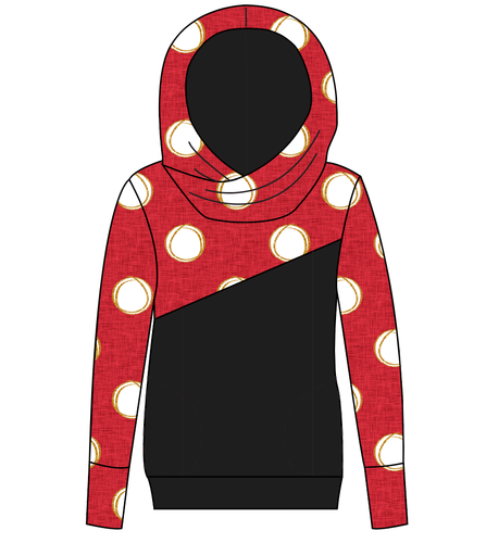 Minnie Dots Ladies Hoodie