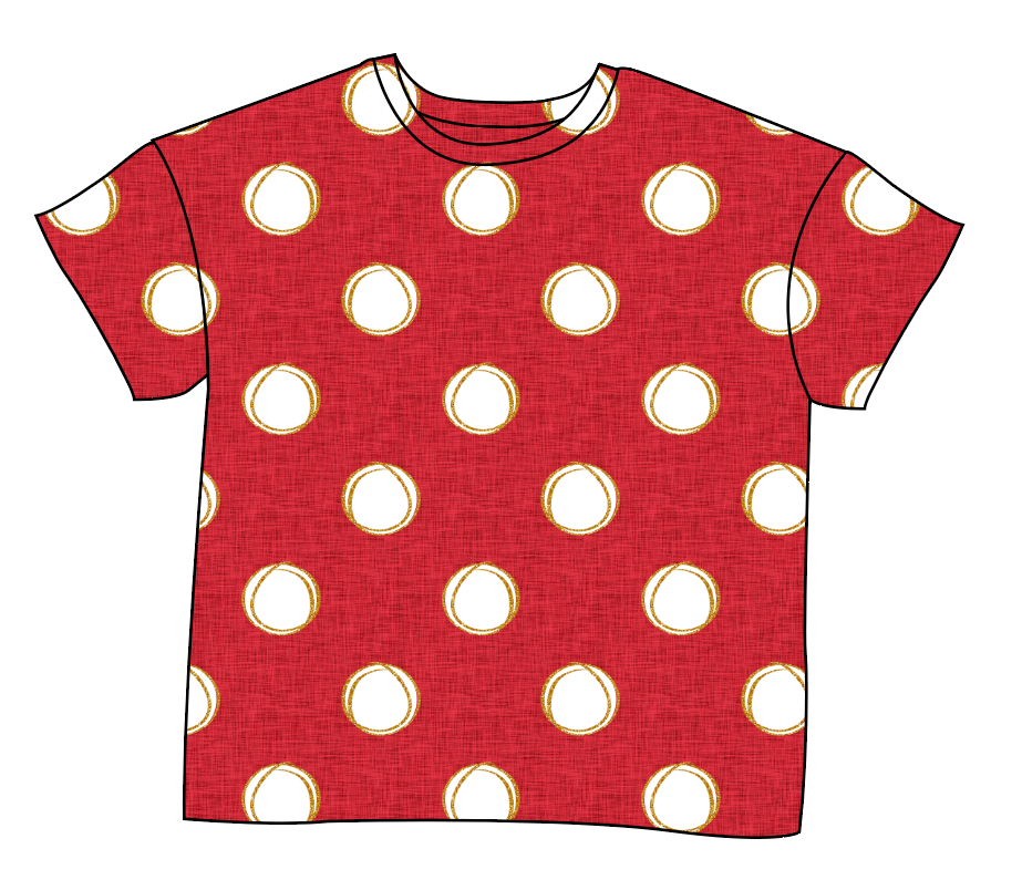 Minnie Dots Ladies' Oversized Tee