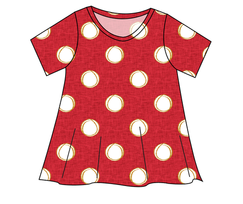 Minnie Dots Ladies' Swing Tee