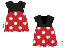 Load image into Gallery viewer, Minnie Dots Low Back Dress