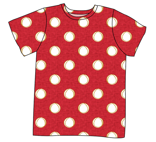 Minnie Dots Swim Mens' Rash Guard Top