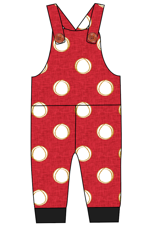 Minnie Dots Overalls and Shortalls
