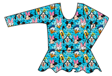 Load image into Gallery viewer, Mickey &amp; Friends Swim Peplum Swim Top