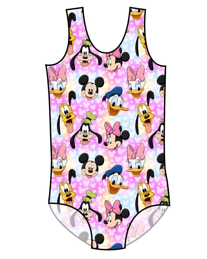 Minnie & Friends Swim Basic One Piece Swim Suit