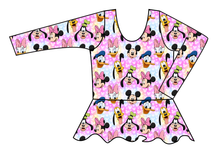 Load image into Gallery viewer, Minnie &amp; Friends Swim Peplum Swim Top