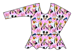 Minnie & Friends Swim Peplum Swim Top