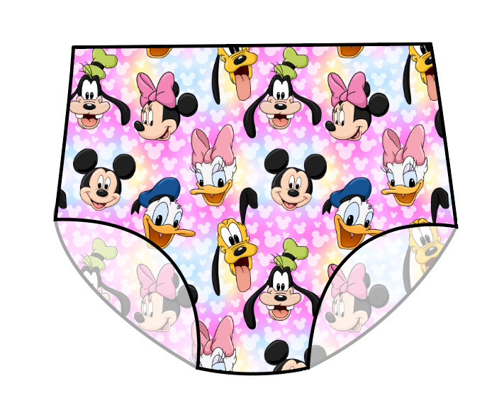 Minnie & Friends Swim High Waisted Swim Bottoms