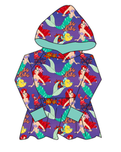 Load image into Gallery viewer, Under The Sea Peplum Hoodie (or Crewneck)