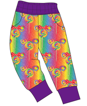 Load image into Gallery viewer, Rainbow Lollipops Ladies&#39; Joggers and Jogger Shorts