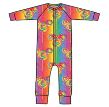 Load image into Gallery viewer, Rainbow Lollipops Swim One Piece Rashguard Suit