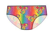 Load image into Gallery viewer, Rainbow Lollipops Swim Basic Swim Bottoms