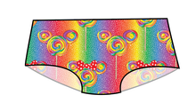 Load image into Gallery viewer, Rainbow Lollipops Swim Basic Swim Bottoms