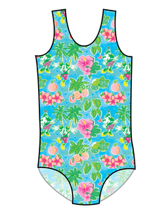 Neon Mouse Ears Swim Basic One Piece Swim Suit