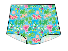 Load image into Gallery viewer, Neon Mouse Ears Swim High Waisted Swim Bottoms