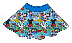 Clubhouse Pals Circle Skirt