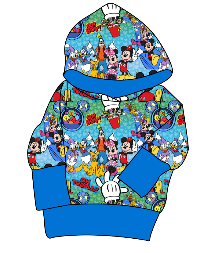 Clubhouse Pals Grow With Me Hoodie (or Crewneck)