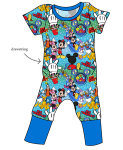 Clubhouse Pals Grow With Me Pants And Shorts Romper