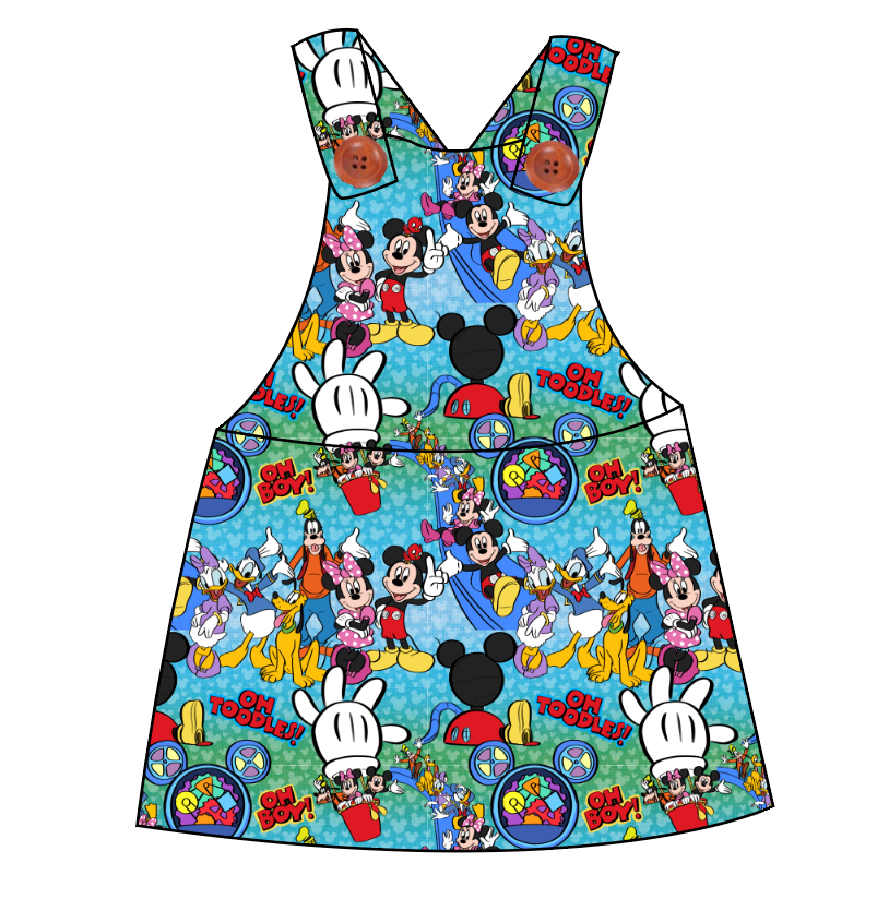 Clubhouse Pals Skirt-Alls