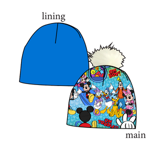 Clubhouse Pals Slouchy Beanie (Reversible!)