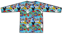 Load image into Gallery viewer, Clubhouse Pals Swim Rash Guard Top