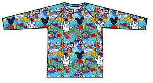 Clubhouse Pals Swim Rash Guard Top