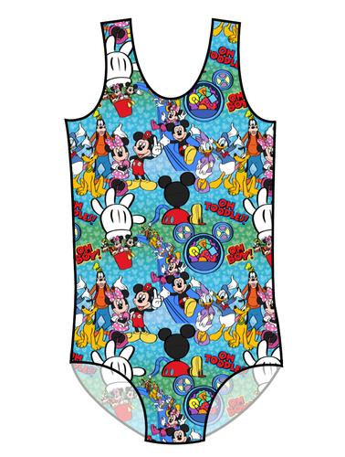 Clubhouse Pals Swim Basic One Piece Swim Suit