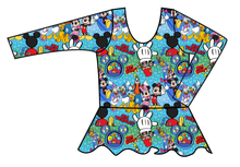 Load image into Gallery viewer, Clubhouse Pals Swim Peplum Swim Top