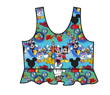 Load image into Gallery viewer, Clubhouse Pals Swim Peplum Swim Top