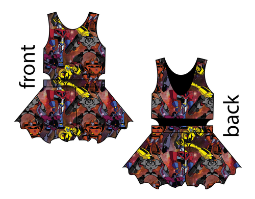 Robots in Disguise Kids Playsuit