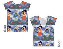 Load image into Gallery viewer, Loonette &amp; Molly Low Back Ballerina Tee