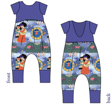 Load image into Gallery viewer, Loonette &amp; Molly Low Back Romper and Bubble Romper