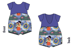 Loonette & Molly Low Back Romper and Bubble Romper