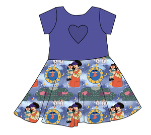 Loonette & Molly Molly Heart Back Twirly Dress