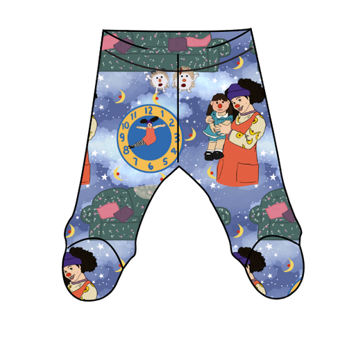 Loonette & Molly Newborn Footed Pants