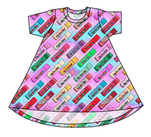 Load image into Gallery viewer, Lip Balms Basic T-Shirt Dress