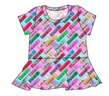 Load image into Gallery viewer, Lip Balms Ladies&#39; Peplum Top