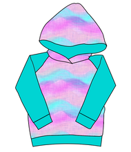 Load image into Gallery viewer, Candy Waves Classic Hoodie (or Crewneck)