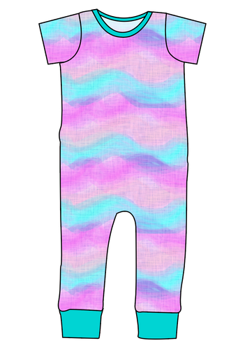 Candy Waves Emmett Pants And Shorts T-Shirt Romper