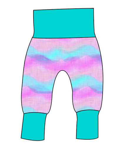 Candy Waves Grow With Me Pants And Shorts