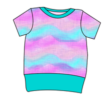 Load image into Gallery viewer, Candy Waves Grow With Me Tee