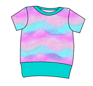 Candy Waves Grow With Me Tee