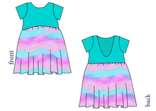 Load image into Gallery viewer, Candy Waves Low Back Dress