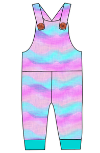 Candy Waves Overalls and Shortalls