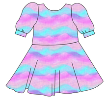 Load image into Gallery viewer, Candy Waves Prairie Dress