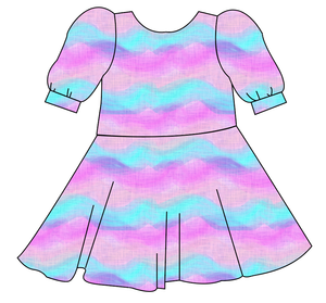 Candy Waves Prairie Dress