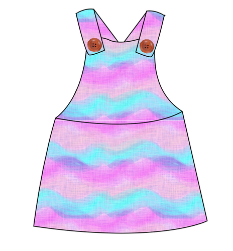 Candy Waves Skirt-Alls