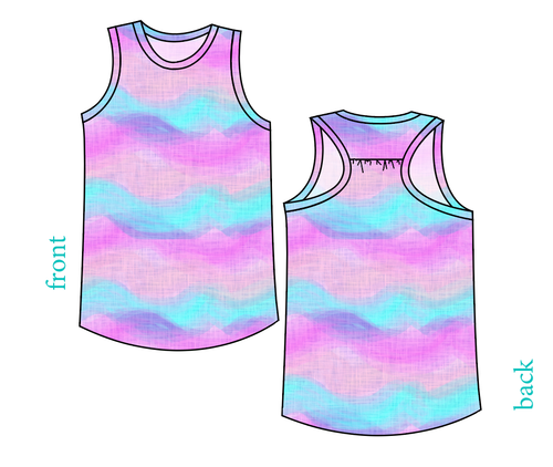 Candy Waves Summer Tank