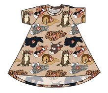 Load image into Gallery viewer, Meowsome Beanie Friends Basic T-Shirt Dress